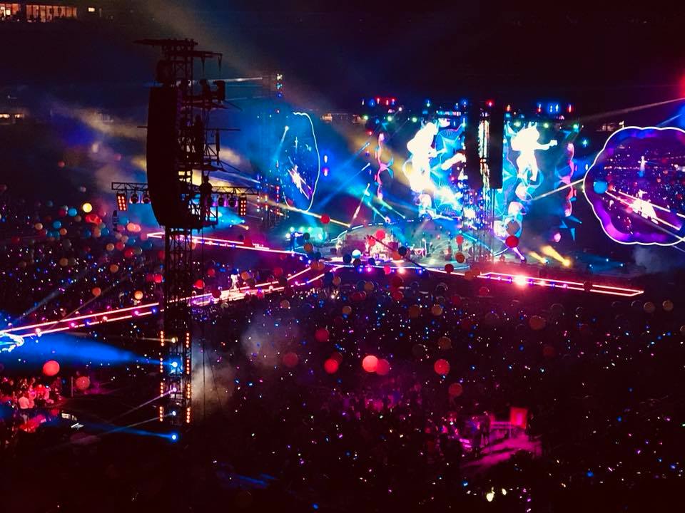 Coldplay, live